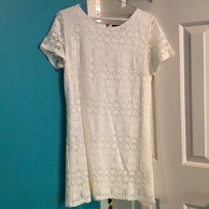 Lace White Dress